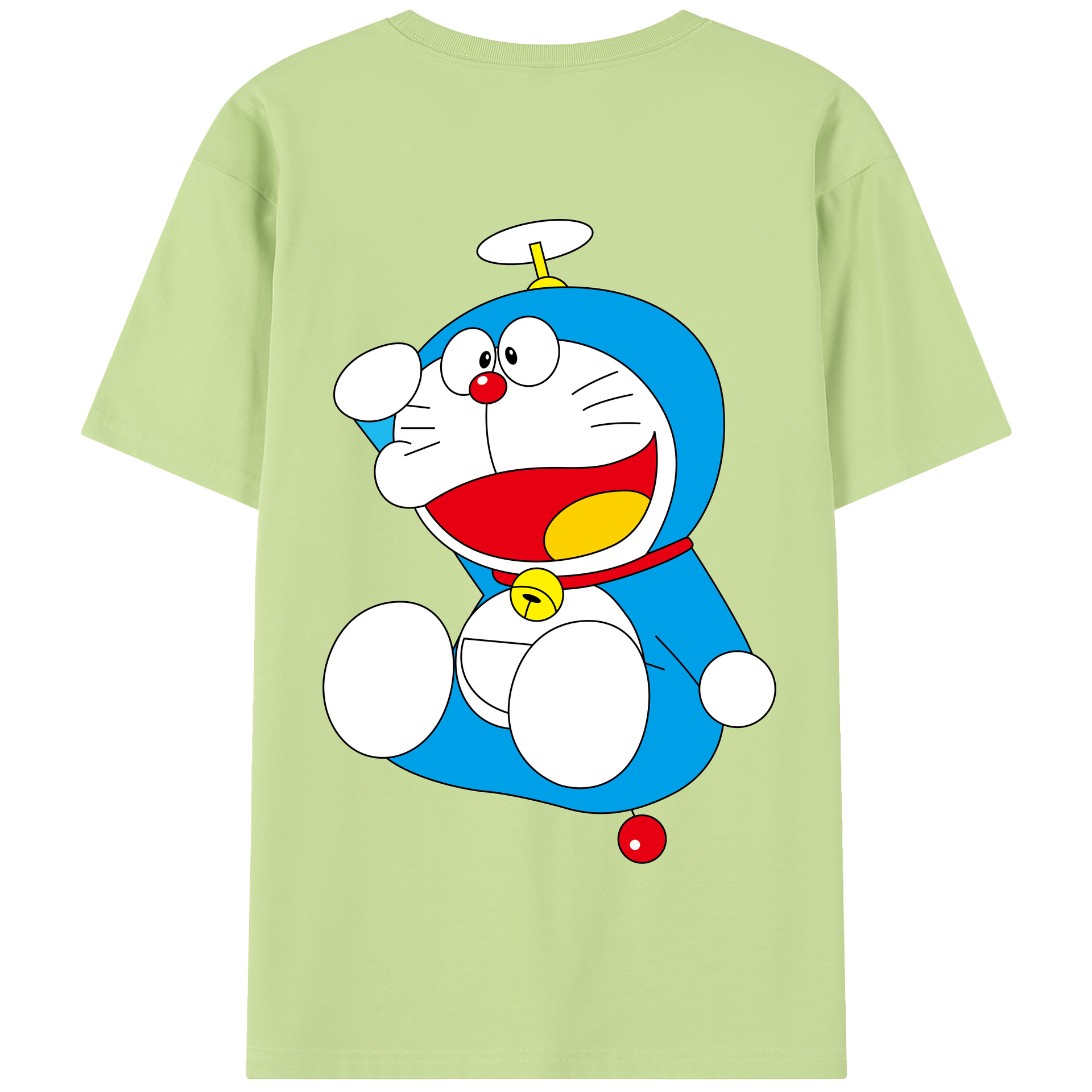（画像用） ドラえもん Doraemon 綿100％半袖Tシャツ（背面プリント）